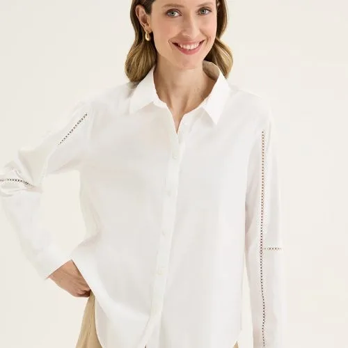 Yarra Trail Pedirika Shirt in white