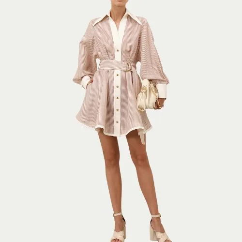 Zimmermann Tuck Mini Dress
