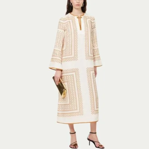 ZIMMERMANN Tunic Relaxed-Fit Linen Midi Dress