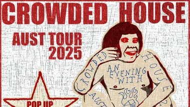 Crowded House tour concert poster.