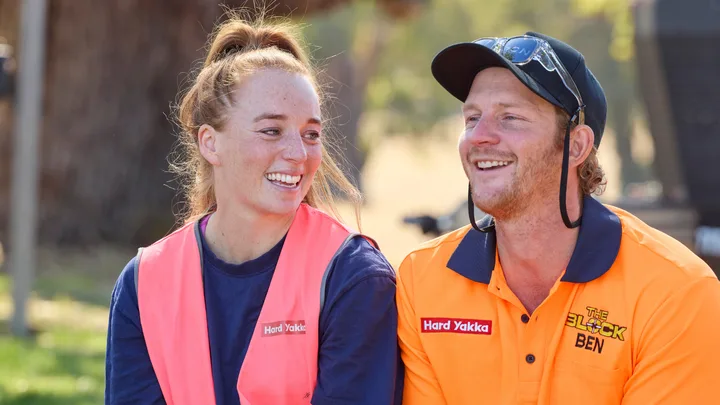 Emma and Ben share the gender of their baby in an emotional episode on The Block