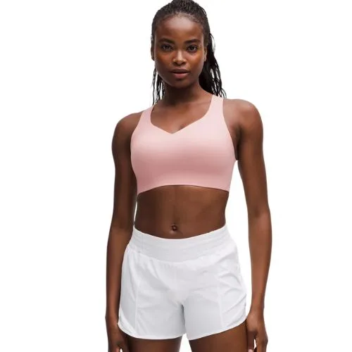 Lululemon Enlite Weave-Back Bra
High Support, A–DDD(E) Cups in pink haze colour - best bras Australia