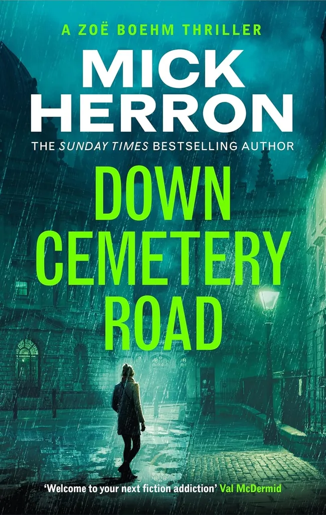 Down Cemetery road book cover Mick Herron
