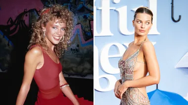 Margot Robbie recreates Kylie Minogue’s music video months after passing on biopic