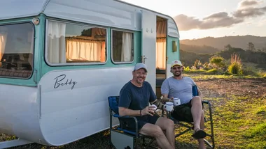 Manu Feildel details the chaotic New Zealand adventure with bestie Colin Fassnidge in Off the Grid