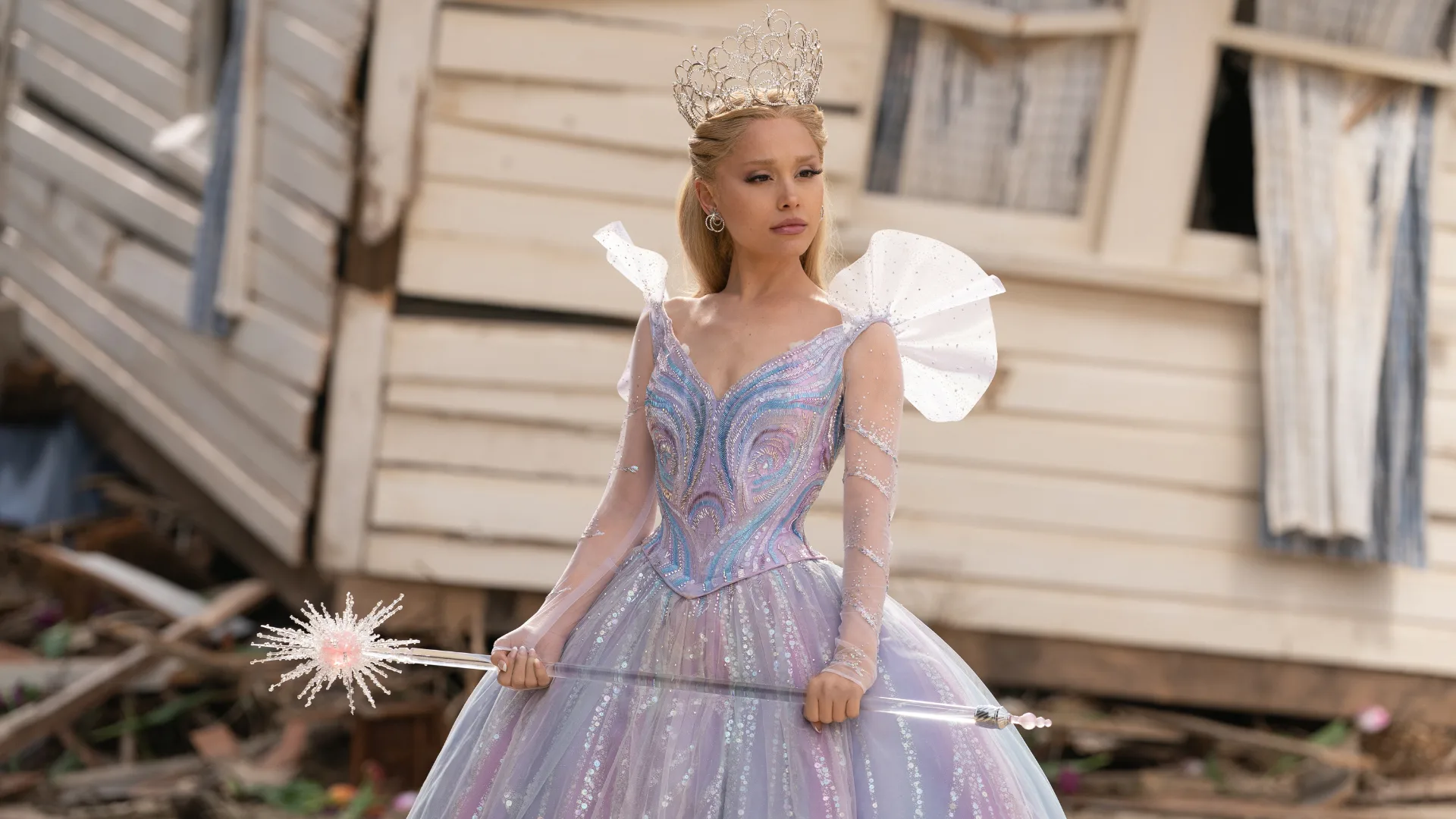 wicked: for good ariana grande glinda post credit scene