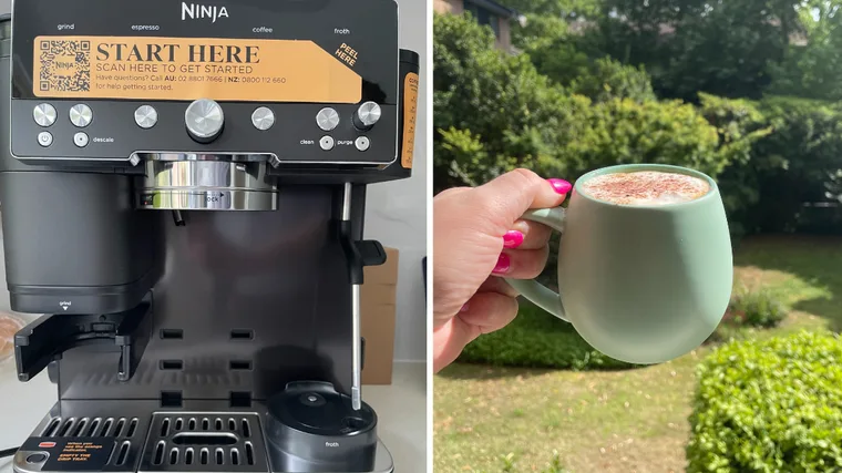 ninja luxe cafe and a cappuccino