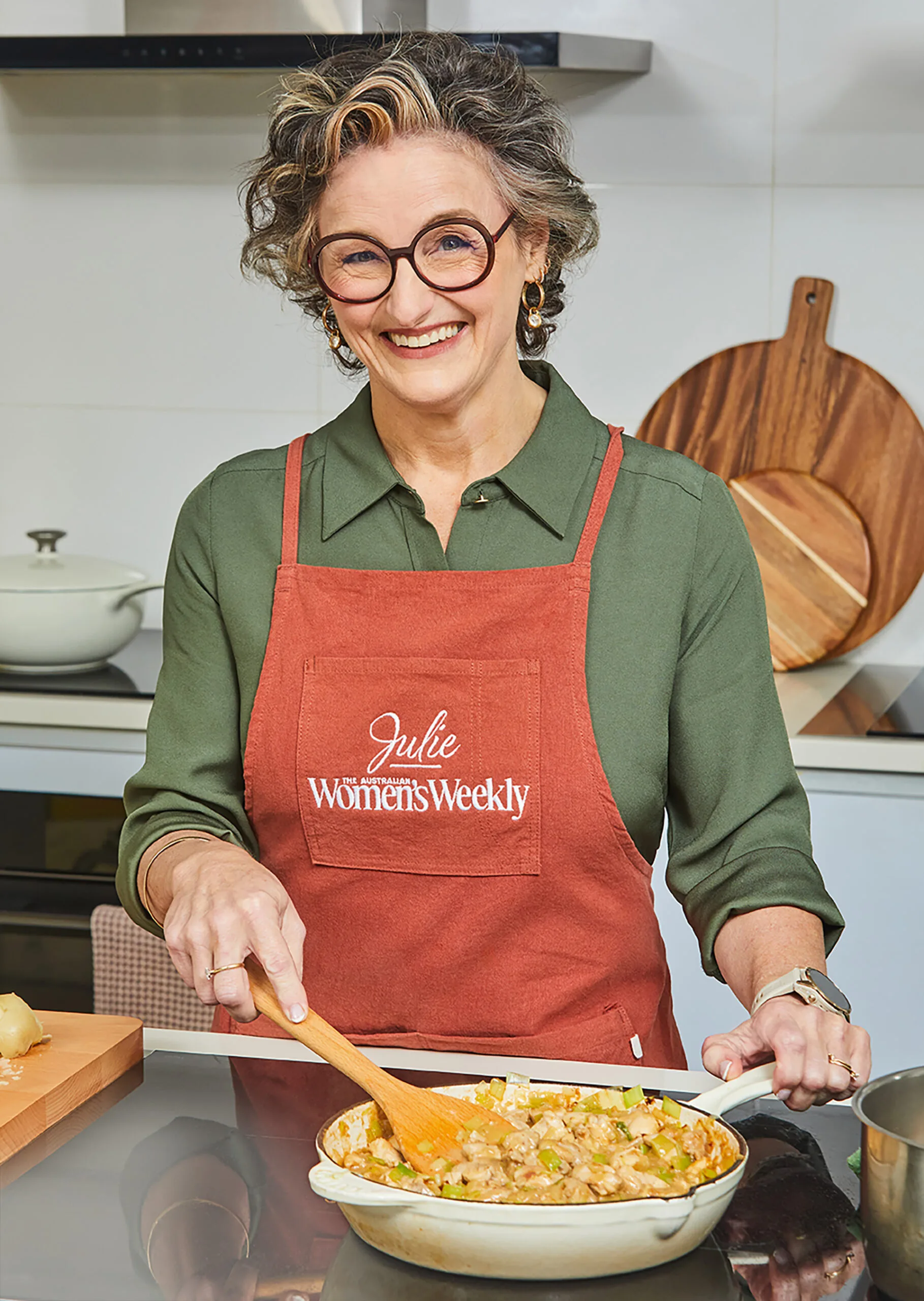 Julie Goodwin in The Weekly test kitchen