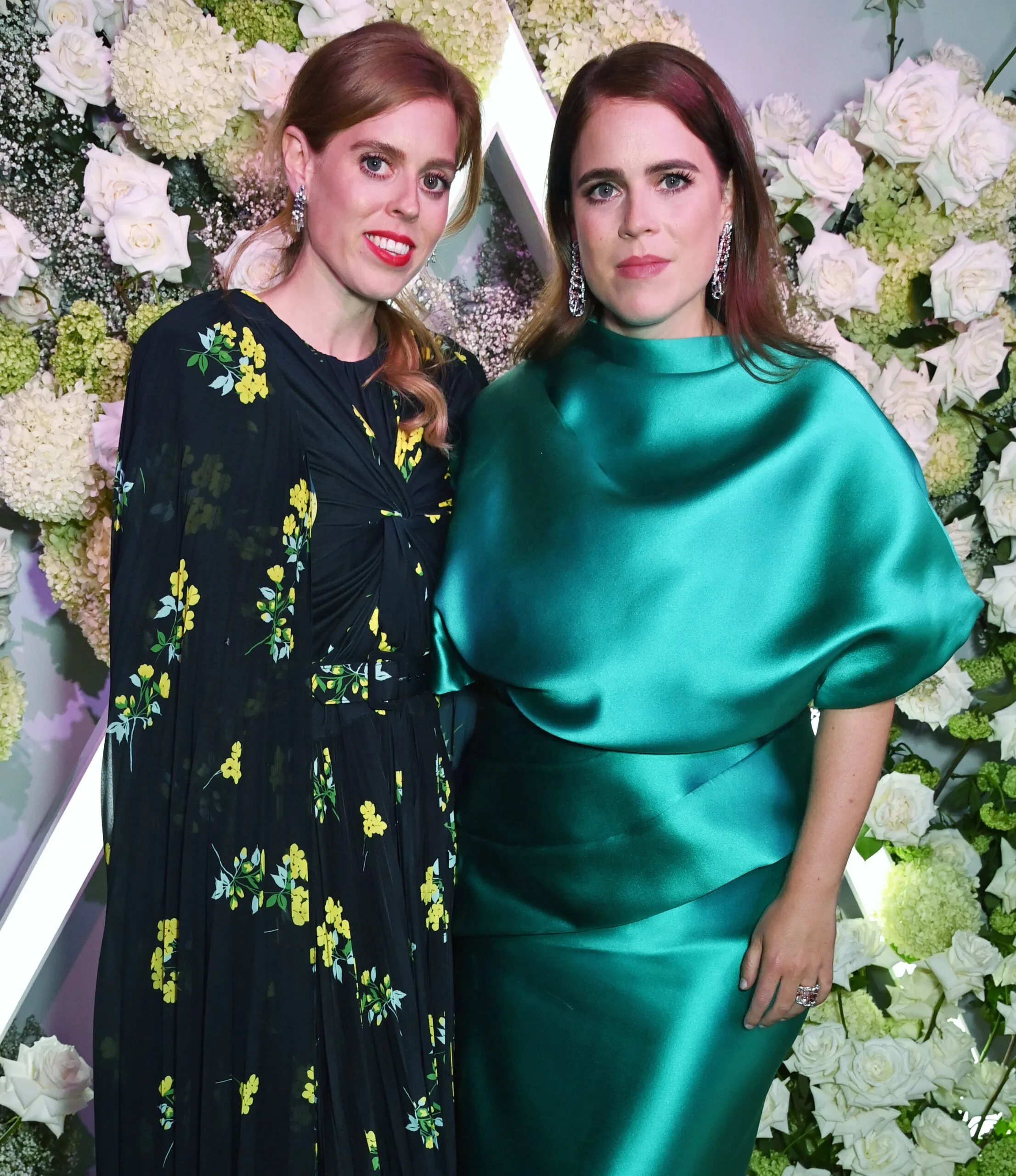 LONDON, ENGLAND - SEPTEMBER 14: Princess Beatrice of York and Princess Eugenie of York attend the officially party celebrating Vogue World: London 2023 at George Mayfair on September 14, 2023 in London, England. (Photo by David M. Benett/Dave Benett/Getty Images)