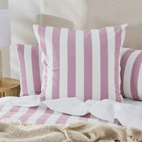 Milah Mauve Stripe European Pillowcase