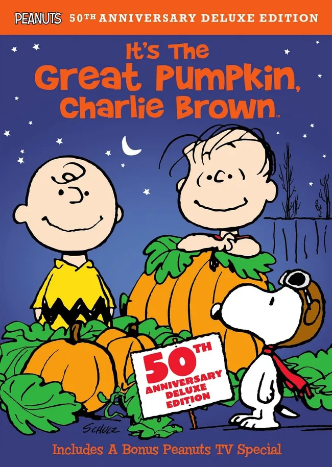 DVD cover of It's the Great Pumpkin, Charlie Brown Peanut TV halloween special