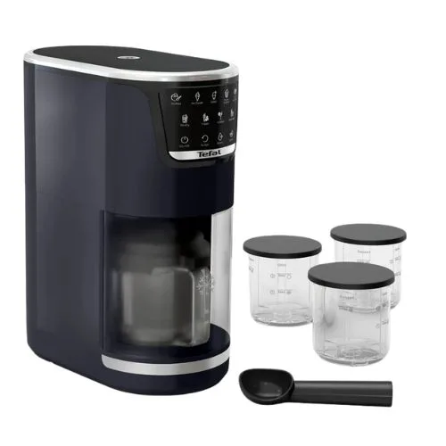 Tefal Dolci Black Knight Ice Cream Maker with Bonus Nesquik Tins