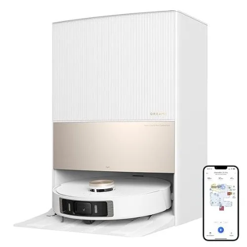 Dreame L20 Ultra Robot Vacuum and Mop Cleaner with Auto Mop Cleaning and Drying, Self-Refilling and Self-Emptying Base Station