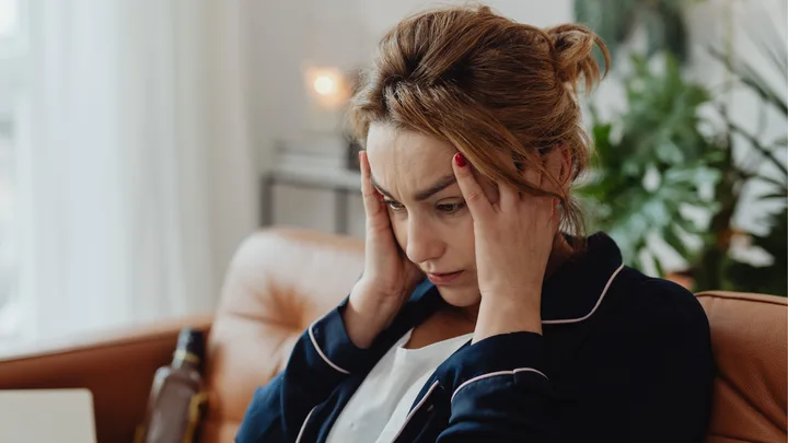 Stressed woman