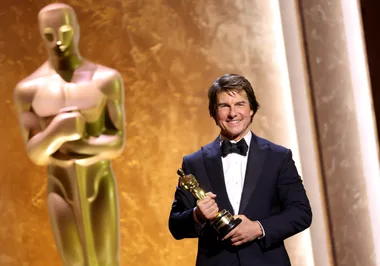 Tom Cruise  just won his first-ever Oscar