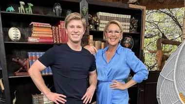 Julia Morris and Robert Irwin kick off I’m A Celebrity 2026 with a disco 