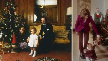 How does the Swedish royal family celebrate Christmas?