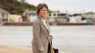 Jackie Woodburne returns to the screen in her first role since Neighbours