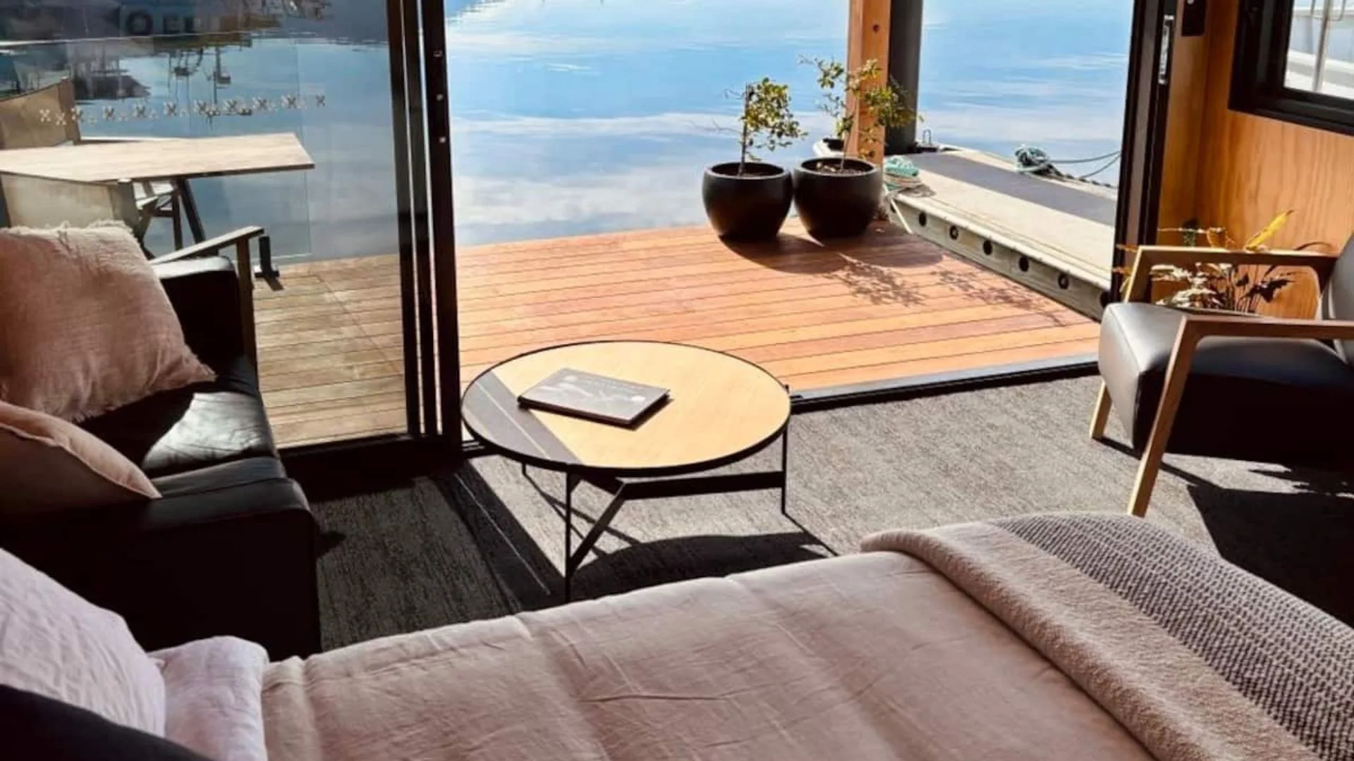 best airbnb hobart float shed