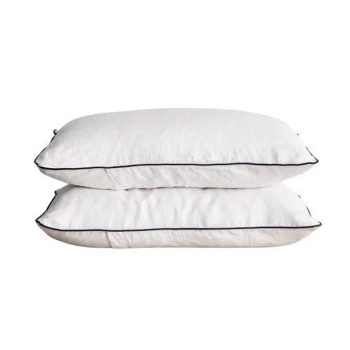 best cooling sheets for hot sleepers cultiver piped linen pillowcases