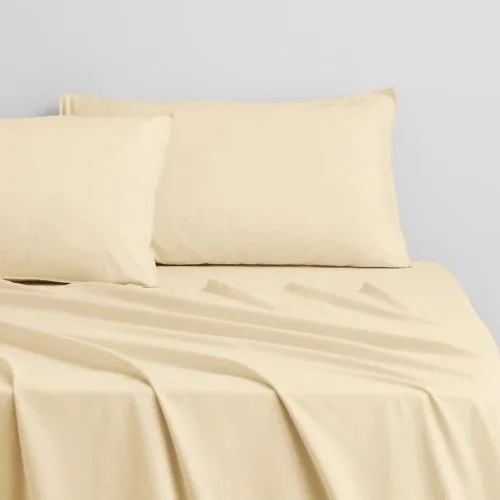 best cooling sheets for hot sleepers cultiver bayley washed percale sheet set