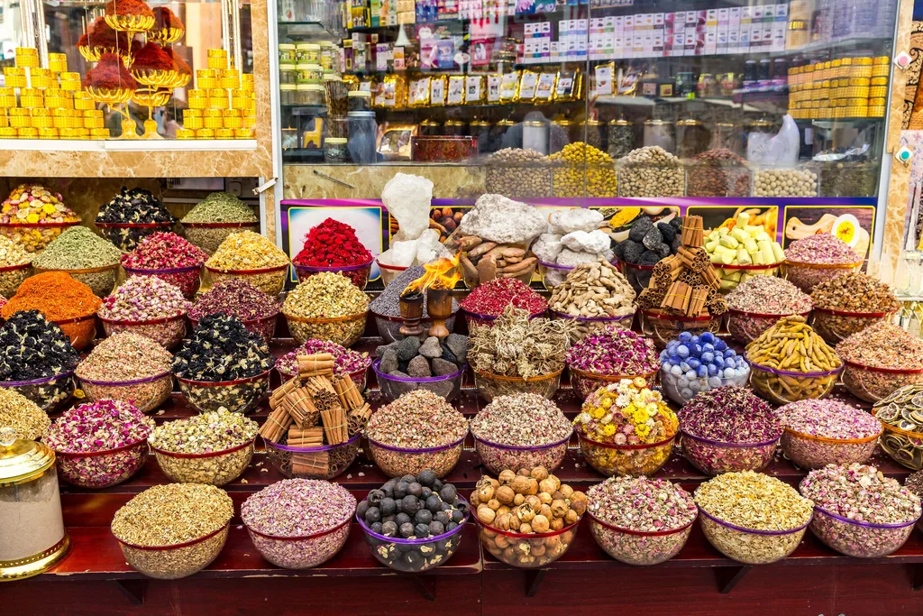 Spice stalls in Dubai
