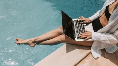 Woman on laptop