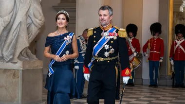 Queen Mary wears a sentimental piece of jewellery for state banquet in Estonia