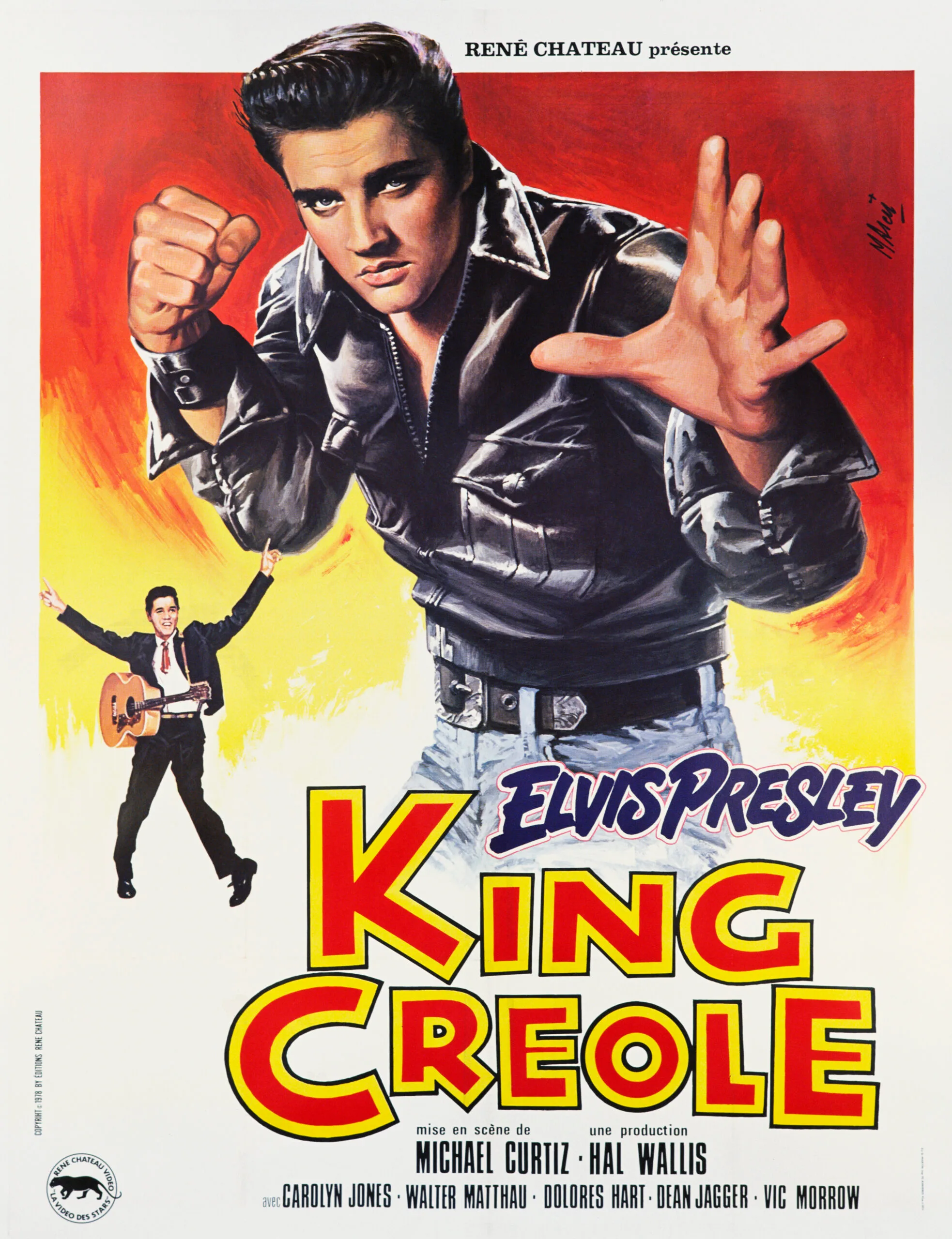 Elvis Presley King Creole Movie Poster (Photo by �� K.J. Historical/CORBIS/Corbis via Getty Images)