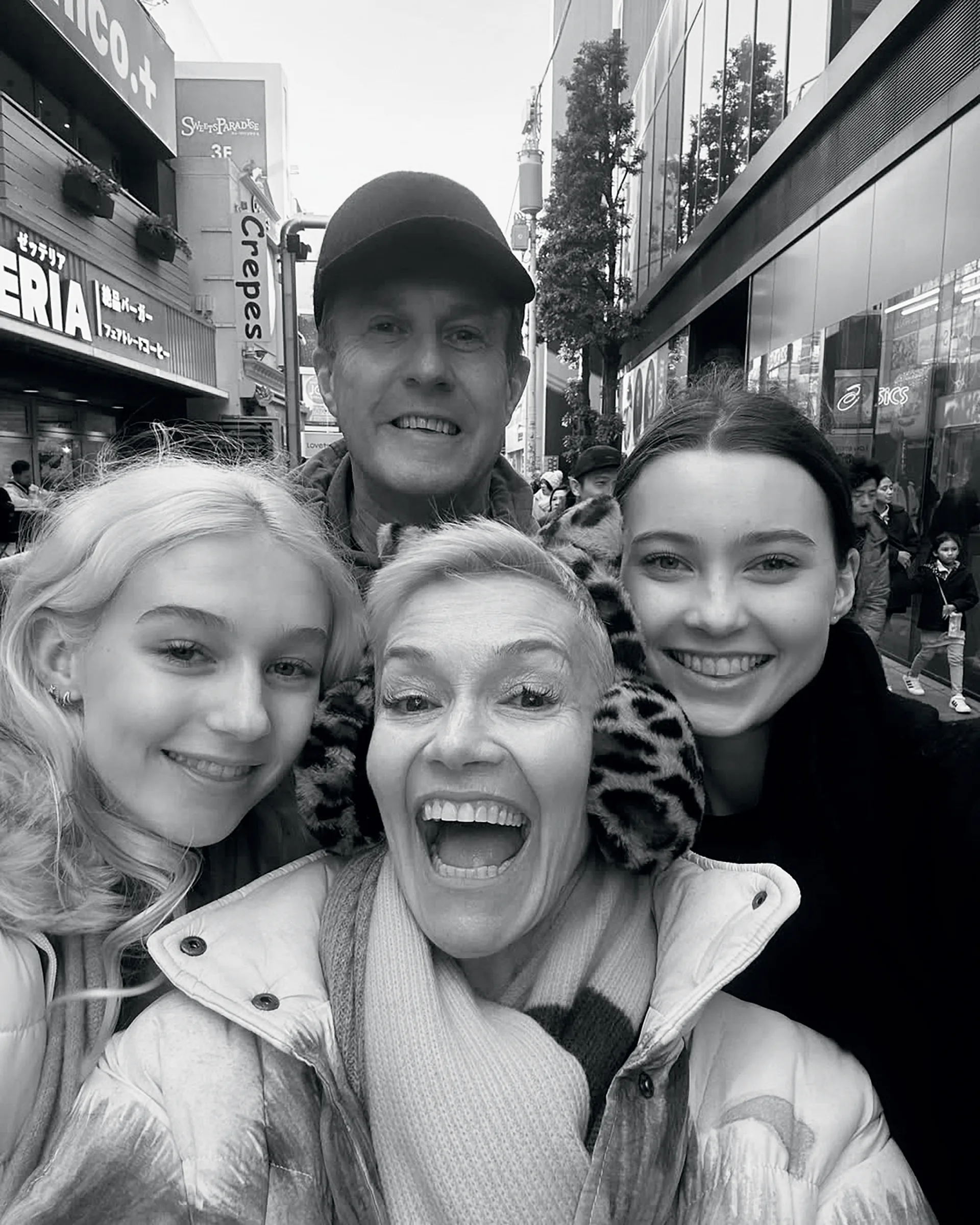The family of four on a recent holiday. Photograph: Supplied.