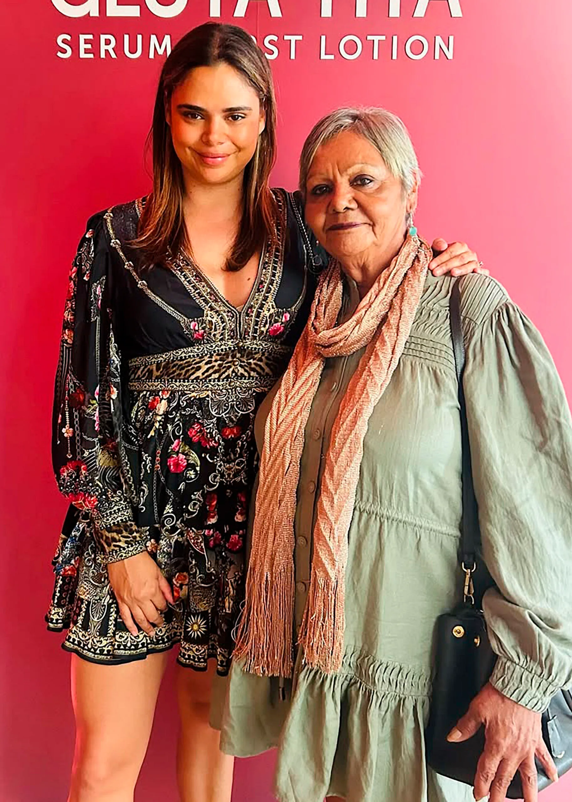 Samantha Harris and her mum Myrna Davison at an event in 2024. Photo supplied.