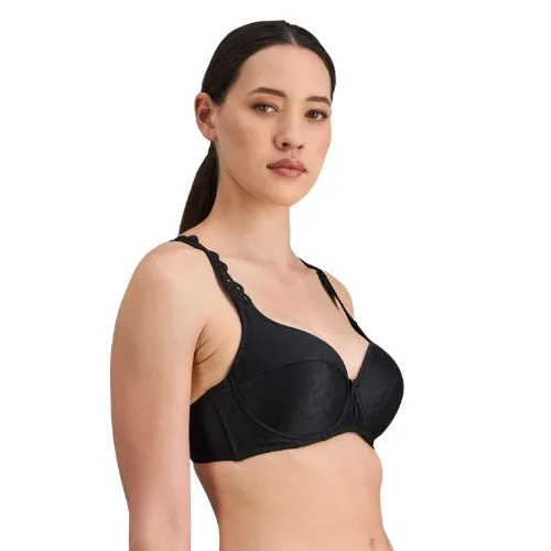 Bendon Damask Contour Bra - black