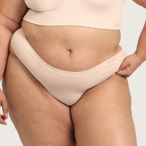 Boody G-String in shell colour - Boody Plus Size Underwear