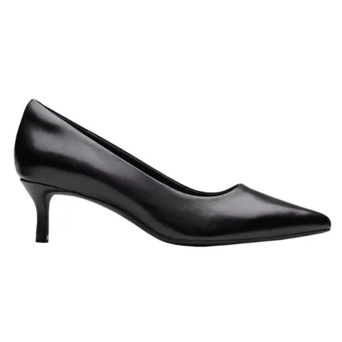 Clarks Zarey Court in black leather