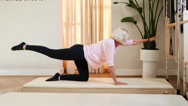 Woman pilates