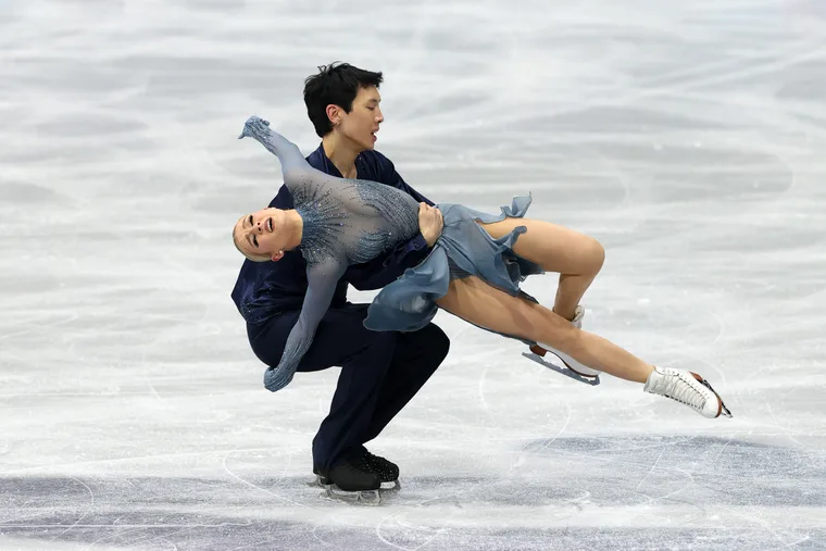 Holly Harris and Jason Chan are the highest-placed Australian Olympic ice dancers in history
