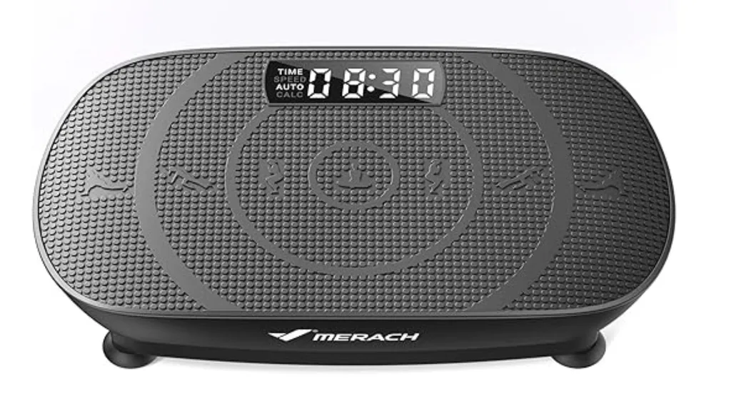 MERACH Vibration Plate Exercise Machine in black