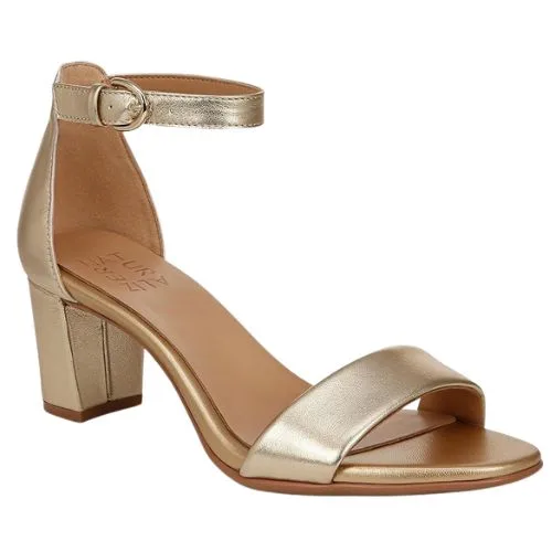 Naturalizer Womens Vera in dark gold metallic - most comfortable heels Australia