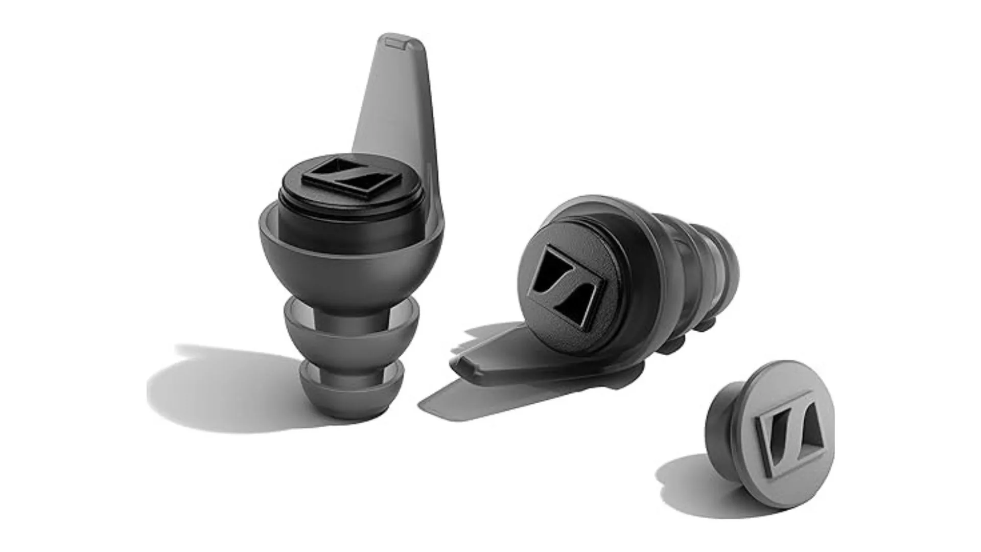 Sennheiser SoundProtex Earplugs - Reusable Hearing Protection with 2 Interchangeable Filters - High Fidelity Sound at a Safe Volume Level - Black