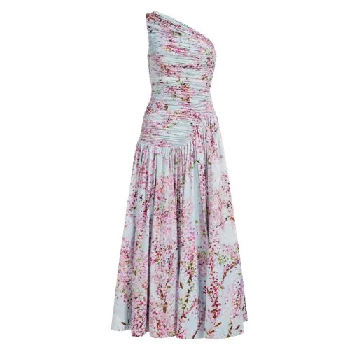 Aje Ambrose Midi Dress in cherry blossom - wedding guest dresses