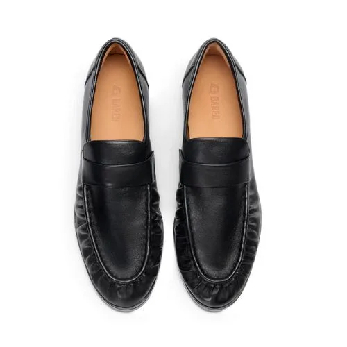 Bared Footwear Chauna Loafers in black leather - best loafers for women 2026