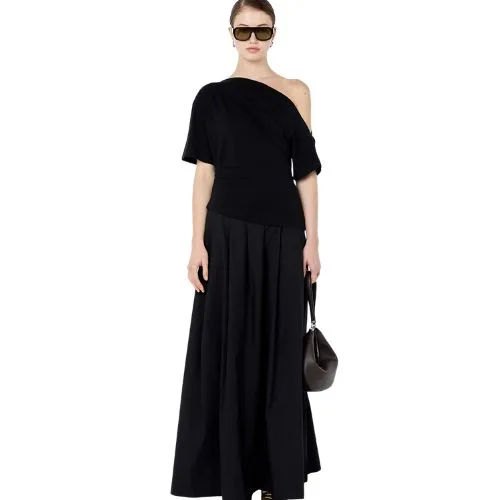 Chantal CHANTAL OFFSHOULDER MAXI DRESS in black - wedding guest dresses