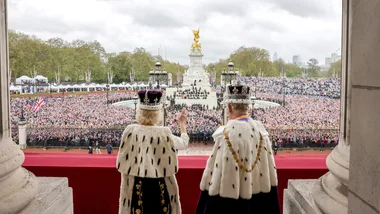 Rare look behind the scenes with the British Royal family
