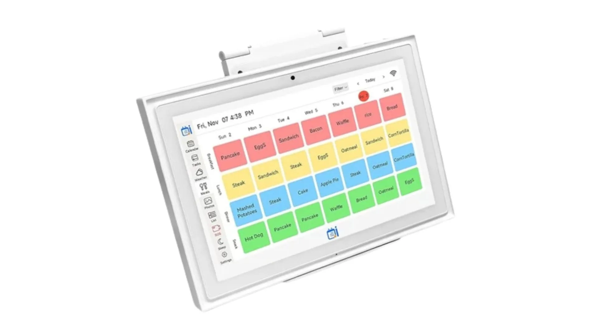 10.1 Inch Smart Digital Calendar Planner & Chore Chart, With Camera & HD Touchscreen Interactive Display, Smart Family Planner/Digital Picture Frame for Seamless Scheduling