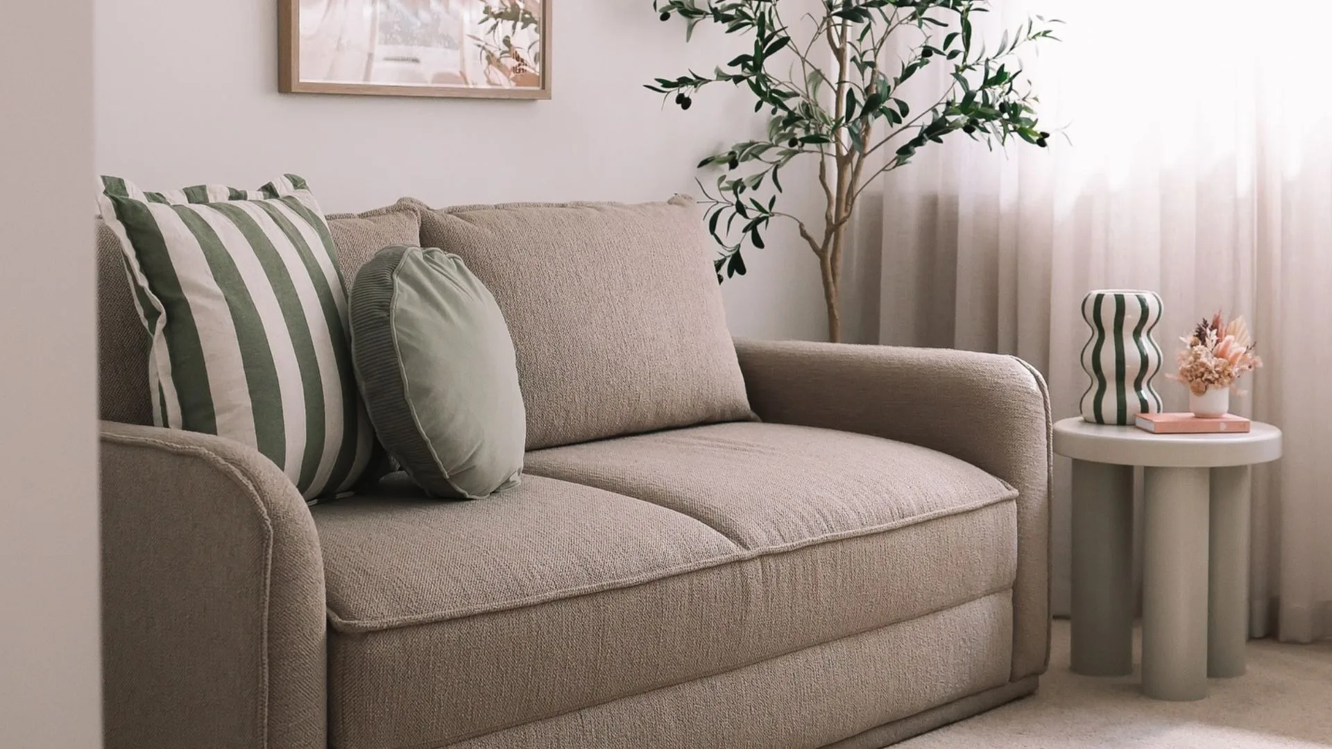 Mocka Tobie two seater sofa bed - affordable furniture online Australia