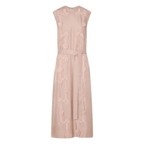 Oroton Ribbon Trim Sheath Dress in rose tint - wedding guest dresses