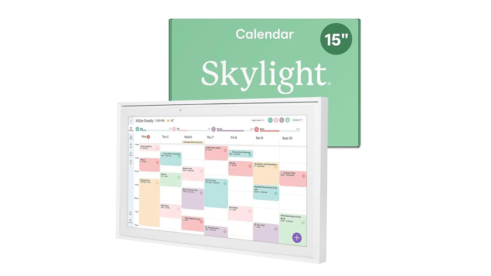 Skylight Calendar: 15-inch Wall Planner