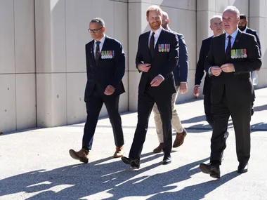 Prince Harry travels to Canberra without Meghan