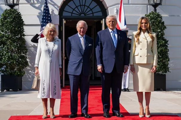 King Charles and Queen Camilla touch down in Washington DC