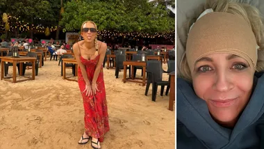 Carrie Bickmore shares an update on painful head injury